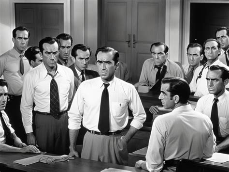 Twelve Angry Men!  A Gripping Courtroom Drama Exploring Prejudice and Reasonable Doubt!